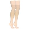 Truform 30-40 mmHg Compression Stockings for Men and Women, Thigh