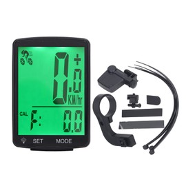 YA100 A Bicycle Speedometer 2.8in LCD Display Cycling Speedometer Wireless Bike Computer with Speed Cadence Sensor ABS