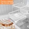 HOMEBOSILY Dish Drying Rack - Auto Draining Dish Rack for