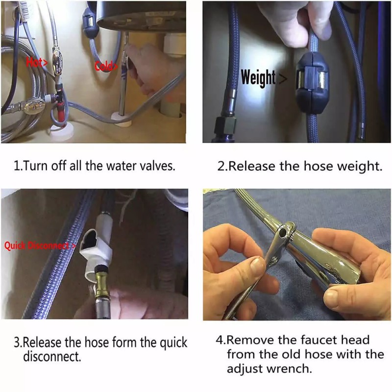 xinhao34 150259 For Moen Replacement Hose Pull Down Kitchen Faucet