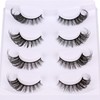 False Eyelashes Fox Eye Lashes 6D Wispy Eyelashes Natural Look