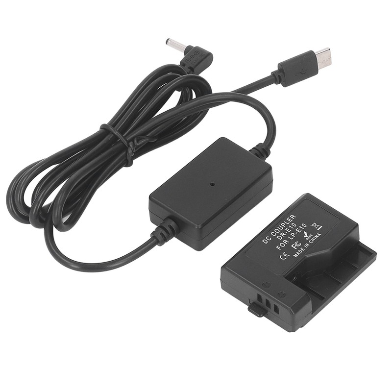 LP E10 Dummy Battery DR E10 DC Coupler Dummy Battery