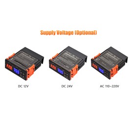 Digital Temperature Controller STC-3028 Intelligent Temperature Regulator AC 110~220V Refrigerator Thermostat Support Heating/Cooling/Humidification/Dehumidification/Temperature Correction