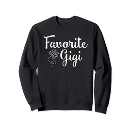 Favorite Gigi - Cute Grandma Gift Butterfly Design Sweatshirt