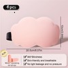 3D Schlafmaske Für Herren Und Frauen,4Pcs Lichtblockierende Schlafbrille,Weiche Und Atmungsaktive