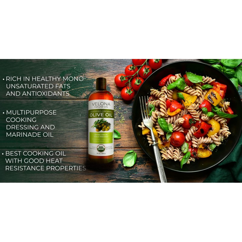 Olive Oil Extra Virgin Organic UNREFINED Cold Pressed VELONA (64oz)