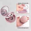 2 PCS Eyelash Storage Case with Mirror – 2-Layer Circle
