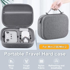 Portable Storage Bag for DJI Mini 2 / Mini 2 SE/Action 4/3 Drone - Waterproof, Shockproof, and Anti-Collision Carry Case for DJI Mini 2 / Mini 2 SE/Action 4/3 Drone