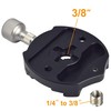 [Z-Jing] DM-60N 60mm Aluminum Alloy Quick Release Clamp Compatible with