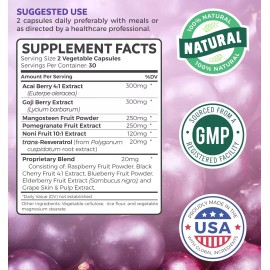 Healths Harmony Super Antioxidants Supplement Powerful Super Food Antioxidant 60