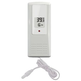 Ambient Weather F007TP 8-Channel Wireless Thermometer with Temperature Probe for WS-07, WS-08, WS-09 Weather Stations
