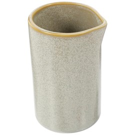 Operitacx Ceramic Milk Dispenser with Unique Spout Tiny Kitchen Kettle for Coffee Juice Sauces Household Jug for Home Restaurant