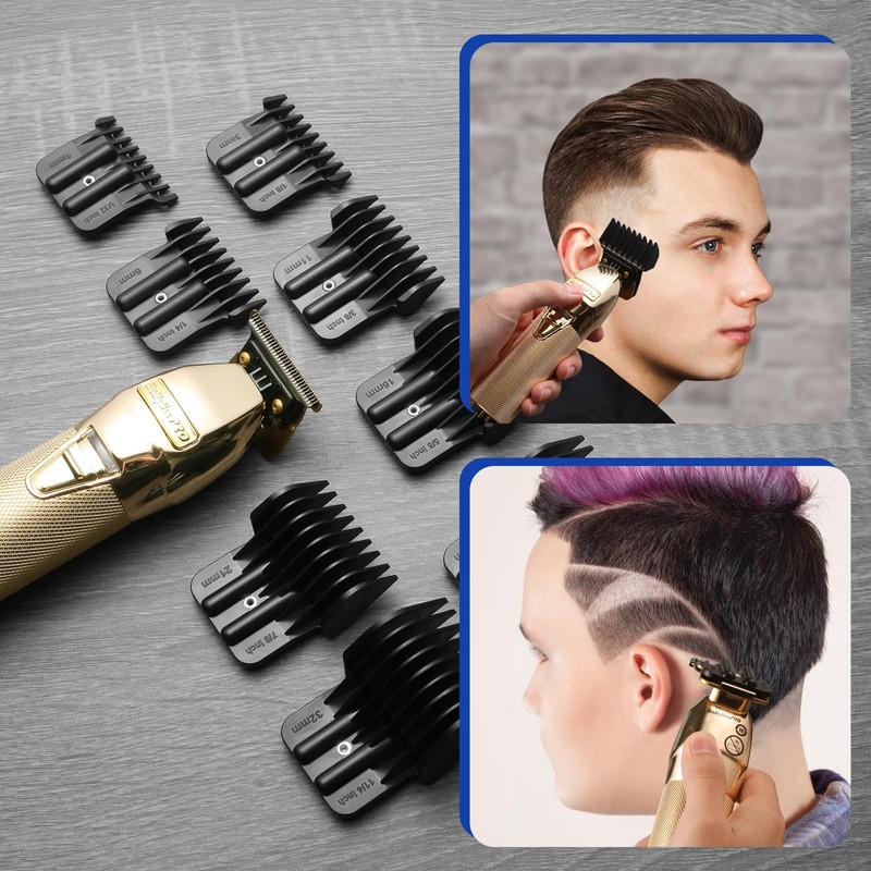 8 Pcs Trimmer Guards Fits for BaBylissPRO Barberology FX787 &