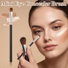 4 Pcs Flat Concealer Brush Eye Eyeshadow Primer Brush Small