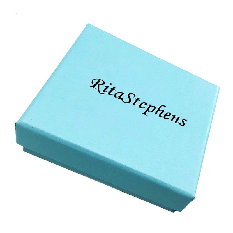 Ritastephens 925 Sterling Silver Adjustable Moon-Cut Bead Anklet – Italian