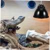 Mipcase 1Set Reptile Dome Lamp Cover Aluminum Heat Lamp Guard
