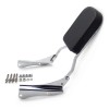 HONGK Chrome Flame Backrest Sissy Bar For 2001-2006 Honda Shadow
