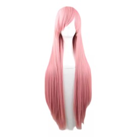 ANYGO Cosplay Pelucas Cabello Sinteticas Larga Y Liso Multicolor
