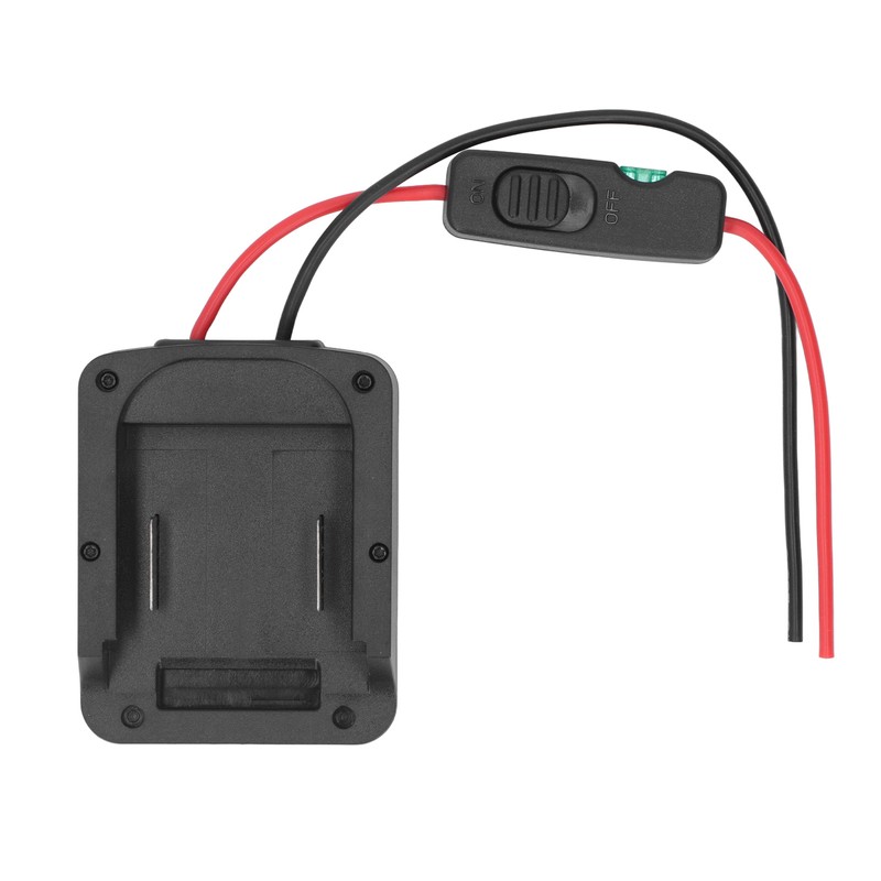 18V Battery Adapter Good Fit Lithium Battery Converter with Fuse