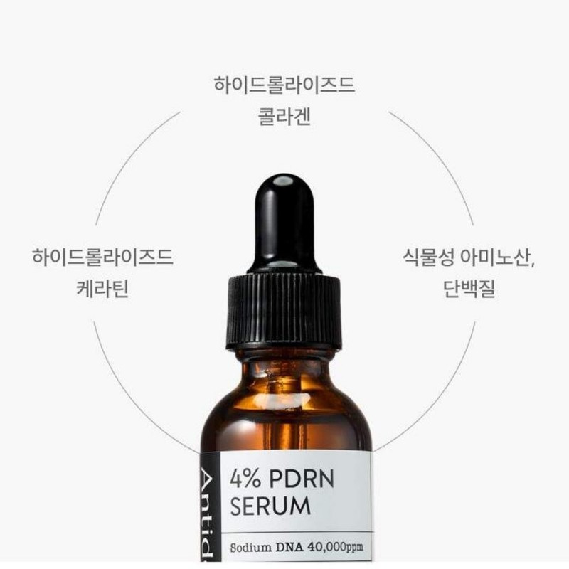 PDRN Serum Ampoule High Content Panthenol Sodium Collagen Keratin Skin