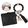 Guran Wristlet Wallet Bracelet Keychain,Card Holder Purse Tassel Keychain Bangle