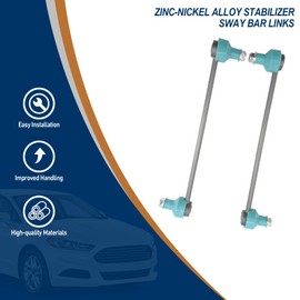 Torquizo Zinc-Nickel Alloy Stabilizer Sway Bar Links compatible with 2007-2012 Acura RDX, 2007-2016 Honda CR-V Set of 2 -OE# K750297