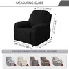 KELUINA 2024 New Jacquard Recliner Chair Covers, Stretch Polyester Spandex