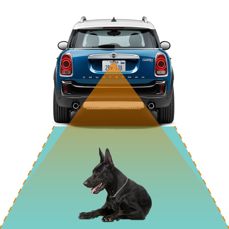 Backup Camera and Monitor System, License Plate Rear View Camera