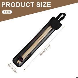 GNHG Drumstick Tasche, Schlagzeug Zubehör, Drum Stick Aufbewahrungstasche, Trommelstöcke Tasche, zur Aufbewahrung von Trommelstöcken und Anderem Zubehör, für Outdoor Auftritte Einsetzbar