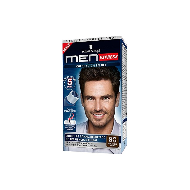 Men Express Tinte para Cabello 80 Est, 40 ml, color