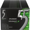 5 Gum Spearmint Rain Sugarfree Chewing Gum 15 Count Pack