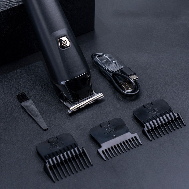 Hair Clipper LCD Display USB Charging Portable Powerful Motor Low