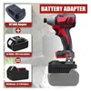 for Makita to Milwaukee， Battery Adapter Compatible with Makita 18V