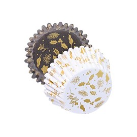 PME Foil Lined Cupcake Cases - Winter Berry, Pack of 30
