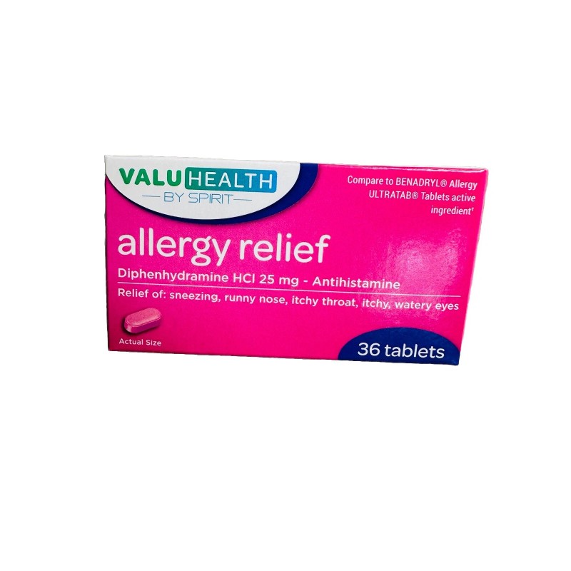 Value Health Allergy Realief 25 mg Tablet 1 blt of