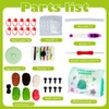 4Pcs Crochet Kit for Beginners Complete Crochet Knitting Kit Adorable