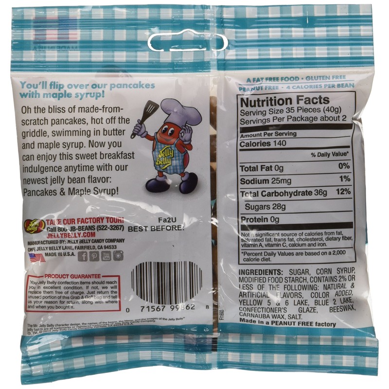 Jelly Belly 66318 3.1 Oz. Jelly Belly Pancakes & Maple