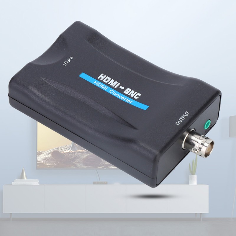 HDMI to BNC Composite Video and 3.5mm Audio Signal Converter