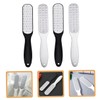 PACKOVE 4Pcs Stainless Steel Dual-Sided Foot File Heel Callus Remover