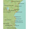 Minnesota State Parks Checklist Map 11x14 Print (Green & Aqua)