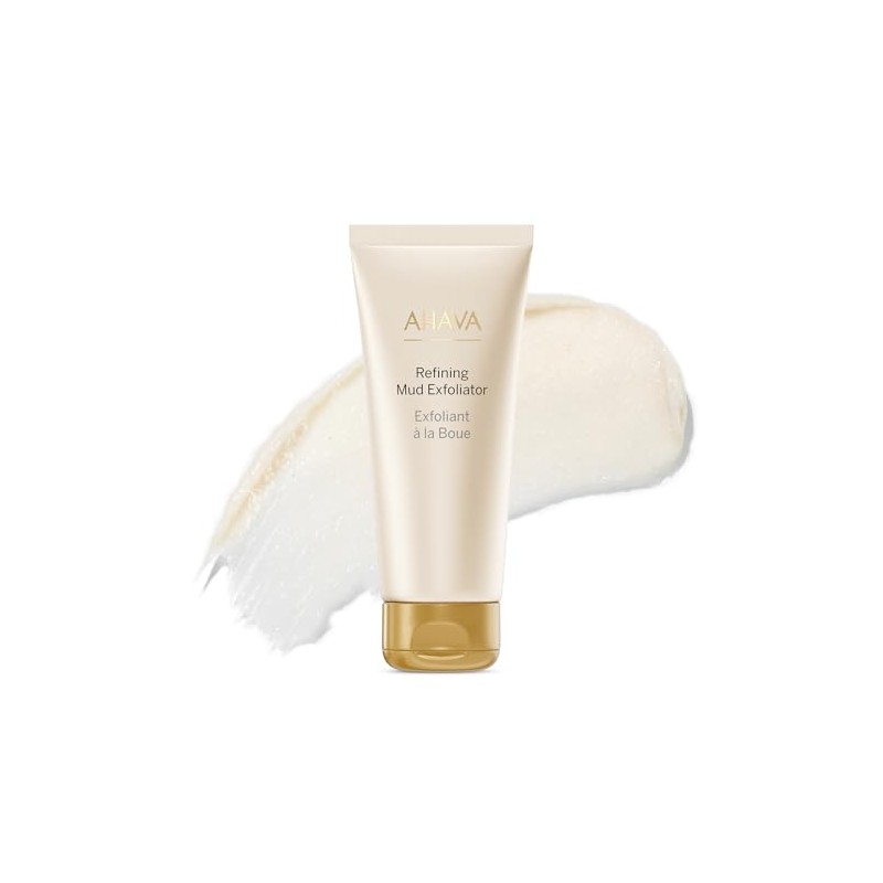 AHAVA Time to Clear Facial Mud Exfoliator, 3.4 Fl Oz