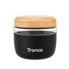 Tronco 24 oz Glass Container with Bamboo Lids, Food Storage