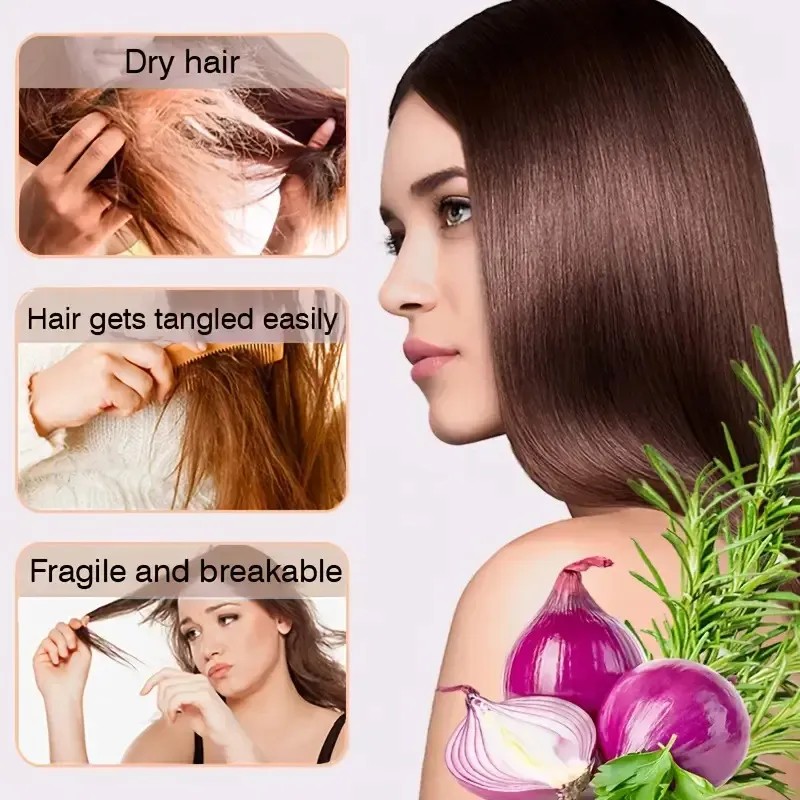 El Aceite Esencial De Cebolla Promueve Un Cabello Suave Y