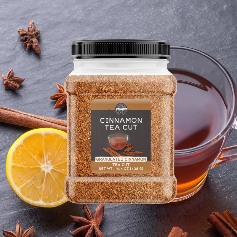 Birch & Meadow Granulated Cinnamon, 14.4 oz, Tea Cut, Drinks,