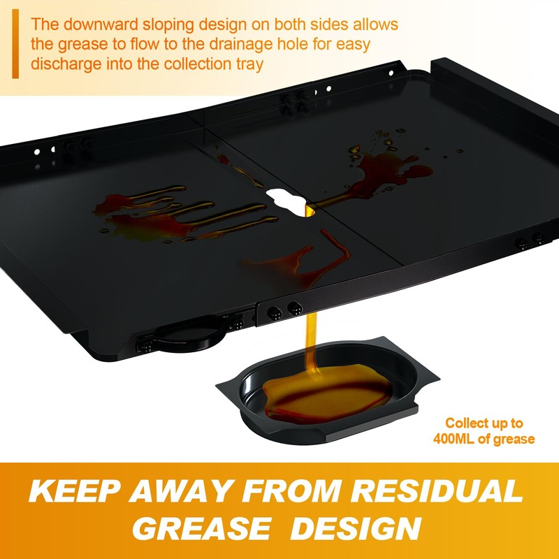 Replacement Grease Tray with Catch Pan for Dyna Glo Grill