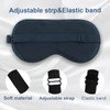 Sleep Mask Black - 100% Light Blocking, Ultra Soft Eye