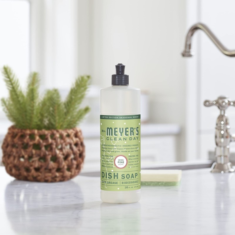 Mrs. Meyer's Clean Day Dish Soap, Cruelty Free and Biodegradable