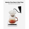 Digital Coffee Scale with Timer and Flow Rate Tracking, 0.1g