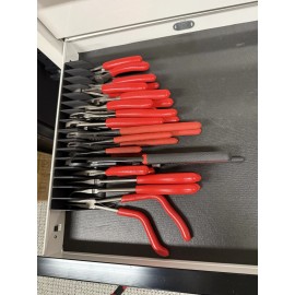 DesignsbyLou Plier Organizer fits Harbor Freight Icon + Knipex + Others! – 3D Printed - Gray