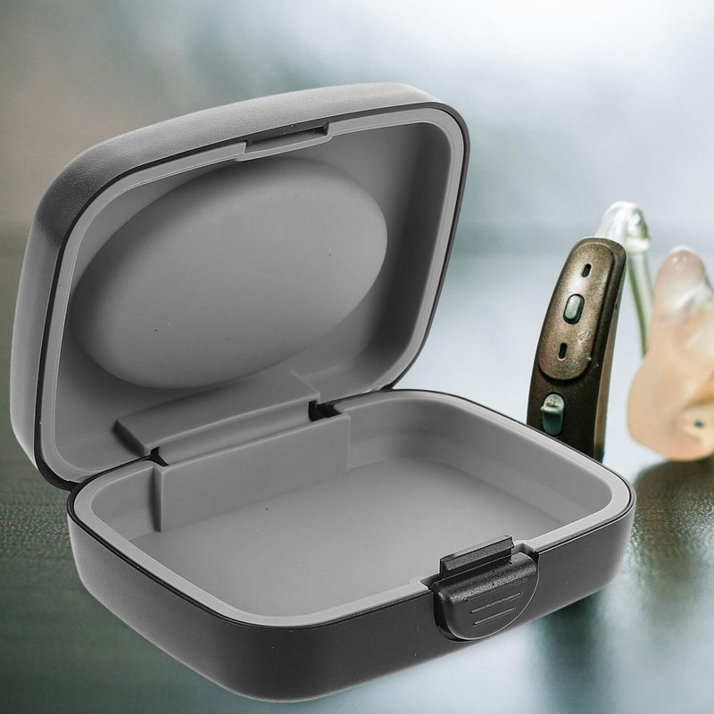 Beavorty Hearings Aid Case Hard Portable Earphone Protective Case Hearings